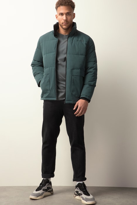 STHUGE Steppjacke, Outdoor, Stehkragen, Zipper, bis 8 XL