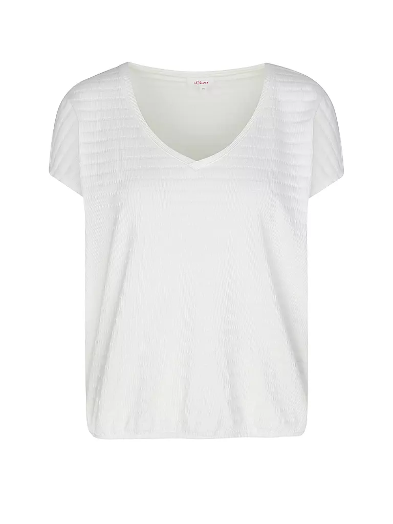 S.OLIVER T-Shirt  weiss