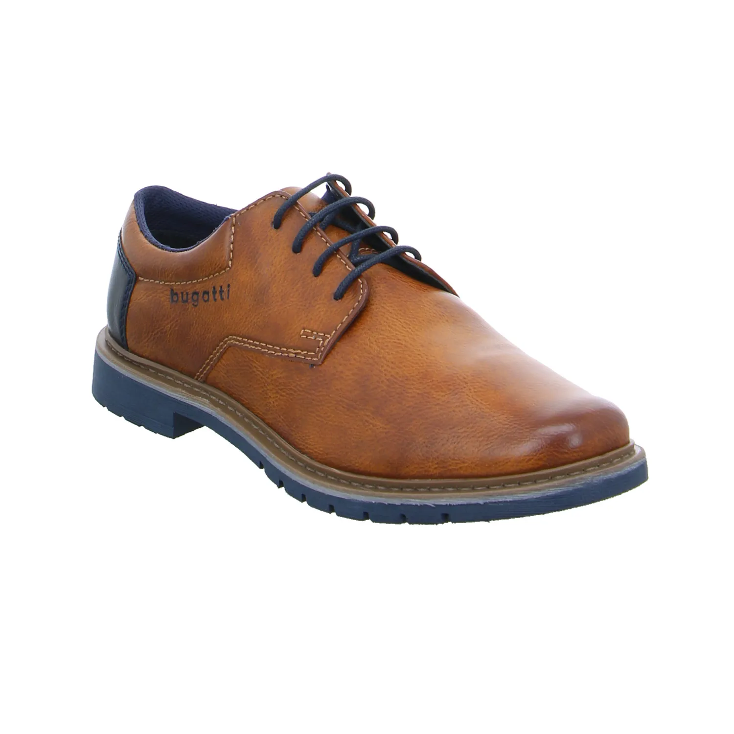 BUGATTI SHOES Halbschuh-City Cognac Lederimitat