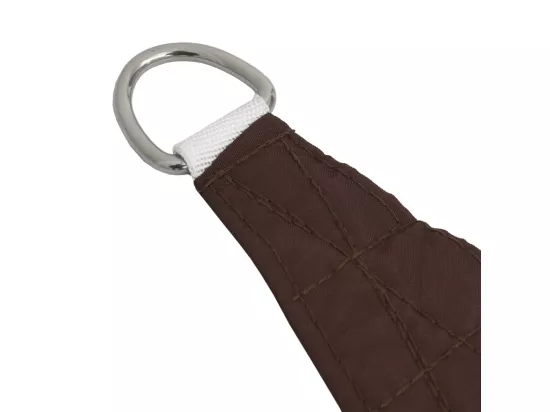 Voile toile d'ombrage parasol tissu marron 300 x 400 x 400 cm 02_0009838