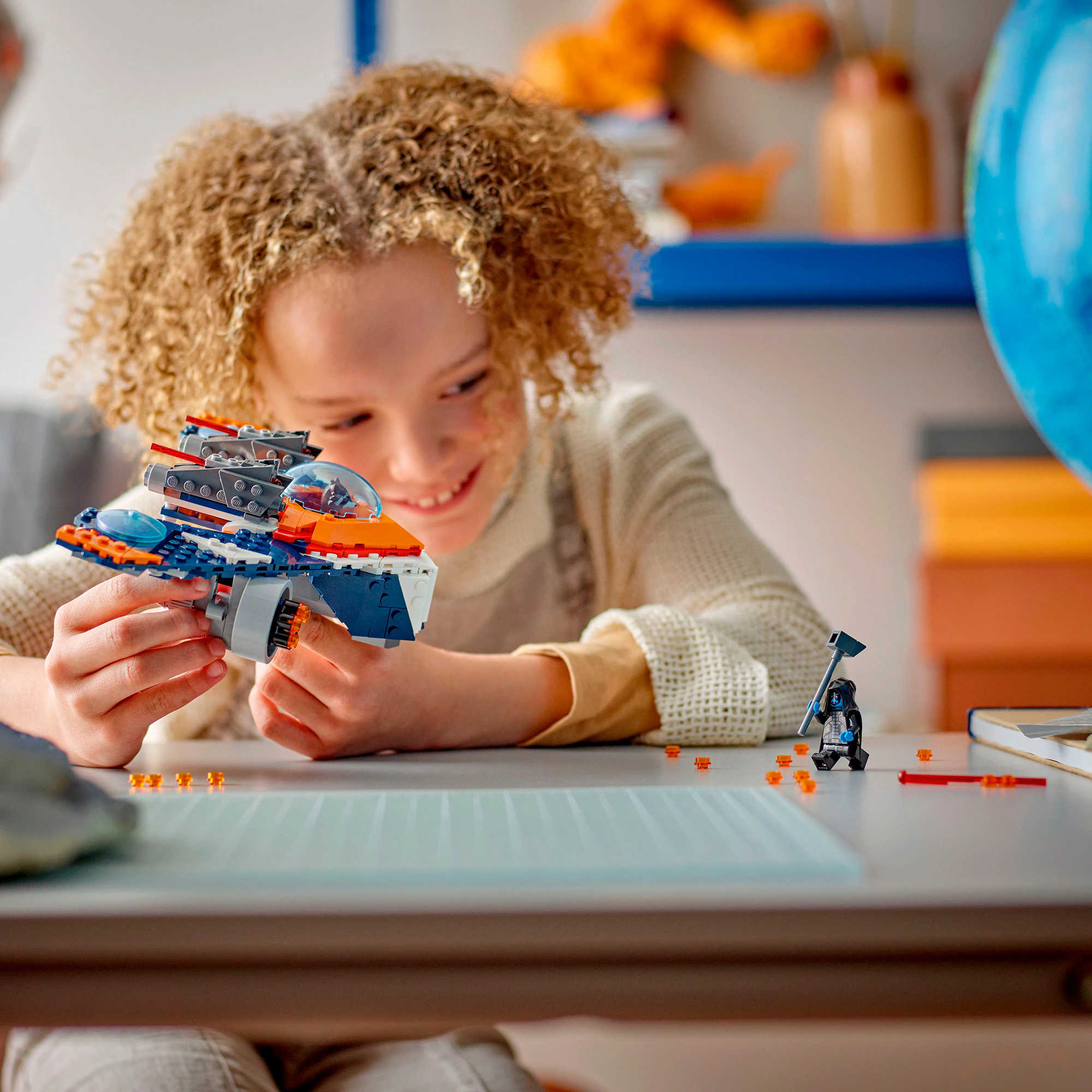 LEGO Konstruktionsspielzeug Marvel Super Heroes Rockets Raumschiff vs. Ronan