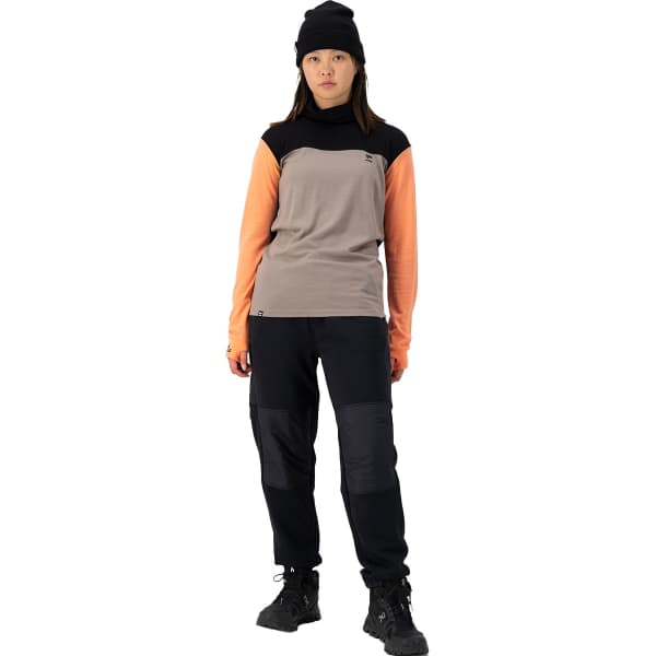 Collant thermique MONS ROYALE W YOTEI BF HIGH NECK PUNCH/CINDER/BLACK