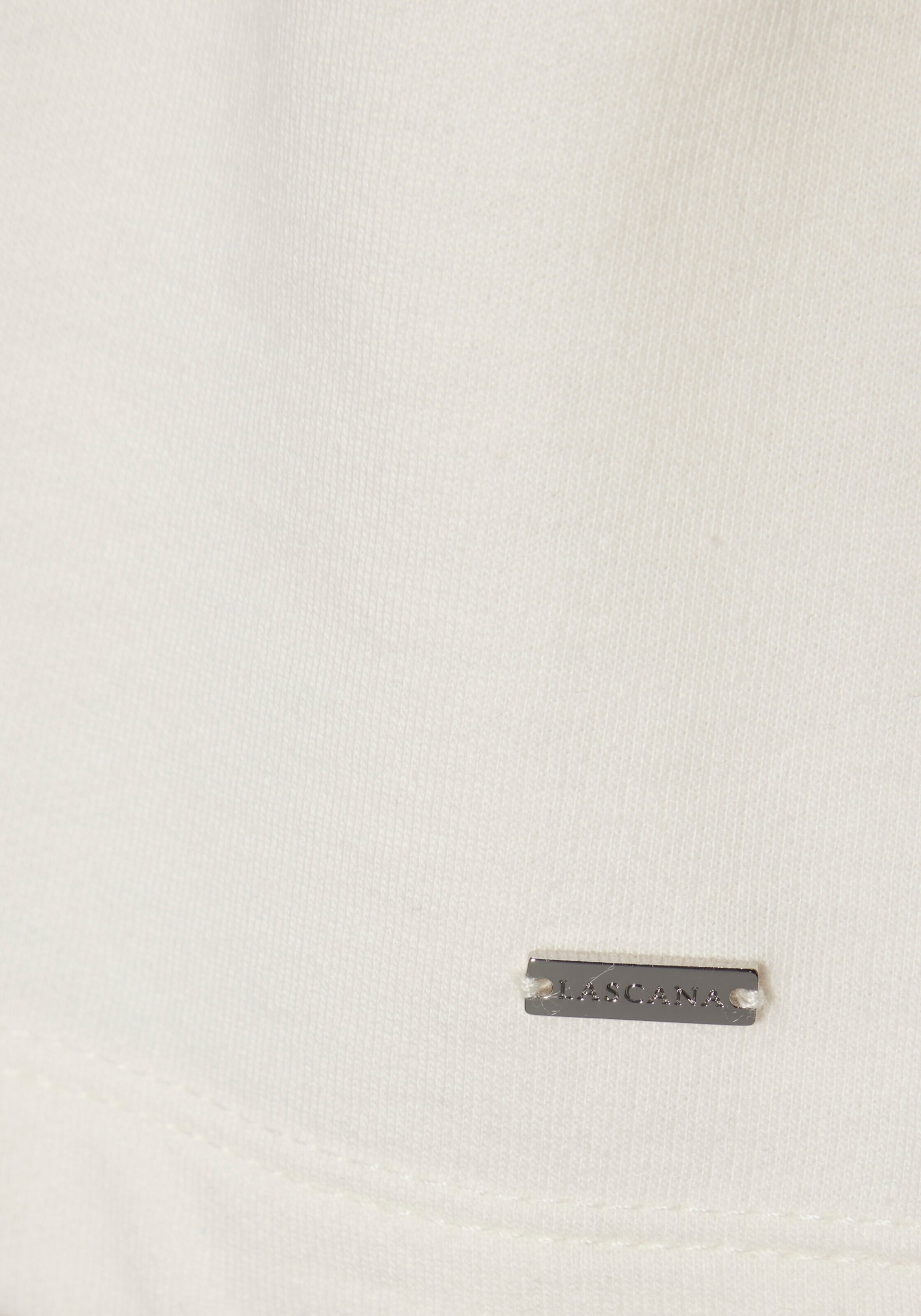 LASCANA Sweatjacke in ecru