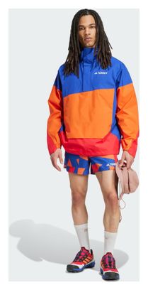 Short adidas Terrex Multi Light 5in Bleu/Orange Homme