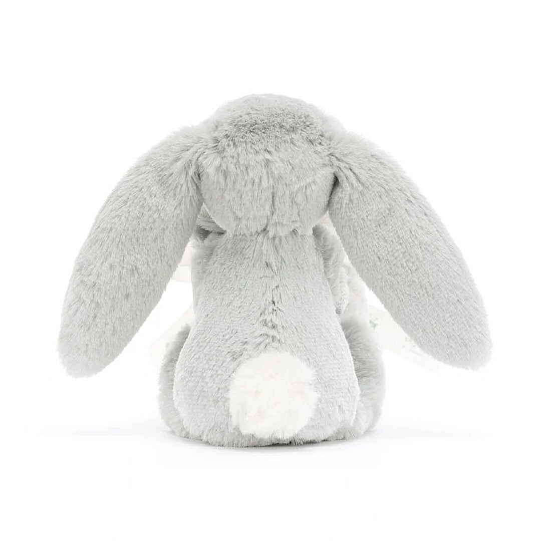Jellycat knuffeldoek bashful silver konijn - 34 cm