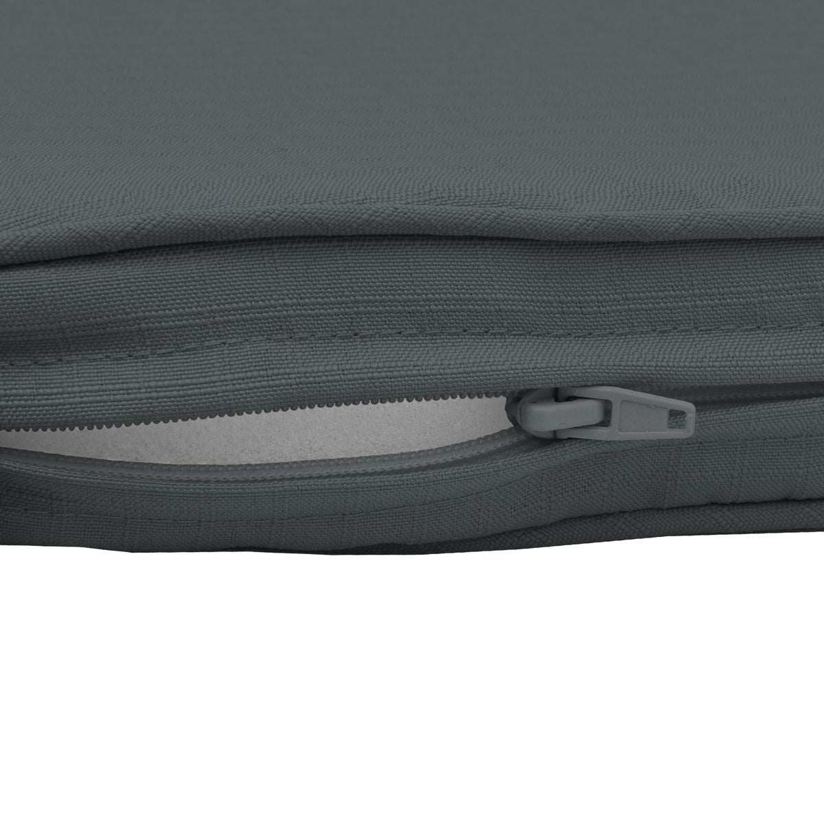Beautissu Base BK bankkussen 180x48x5cm Grafietgrijs