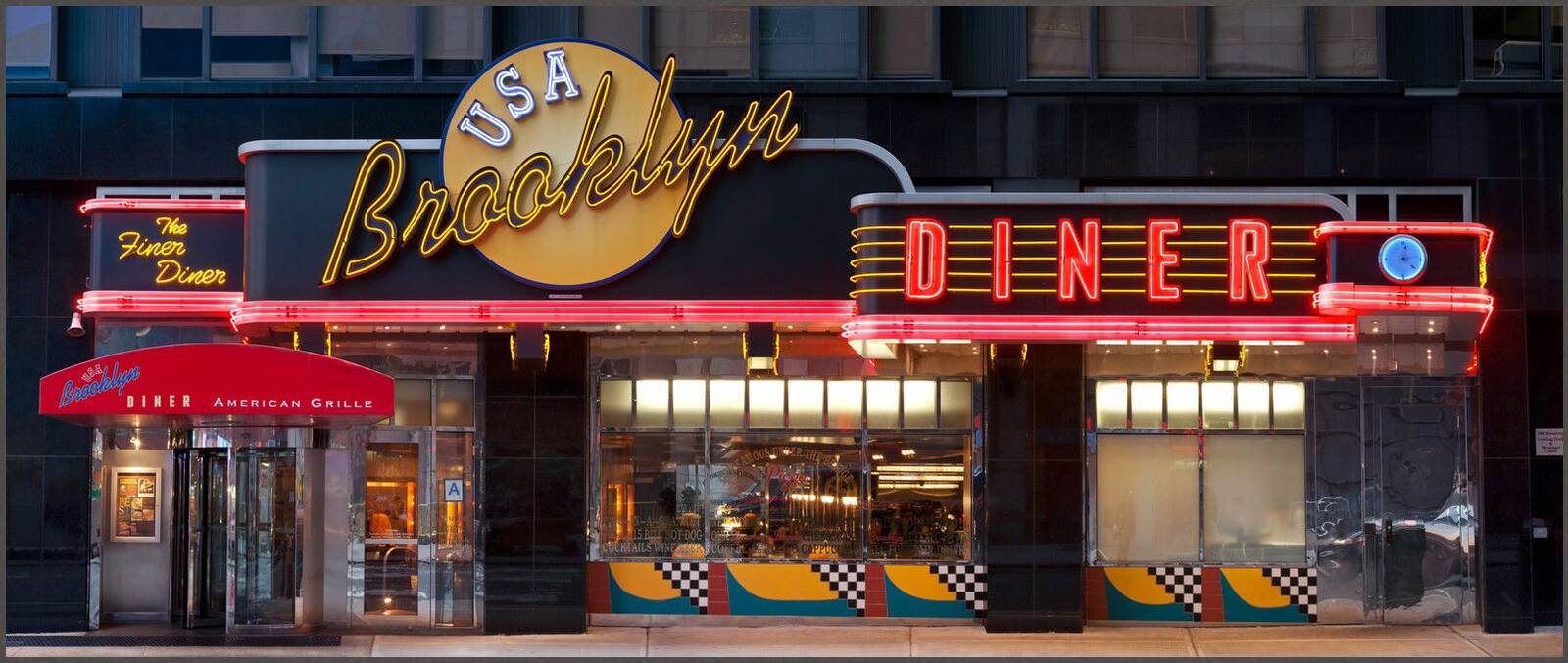 Brooklyn Diner, Times Square by James & Karla Murray - Limited Edition. Edition of: 100. Signed.