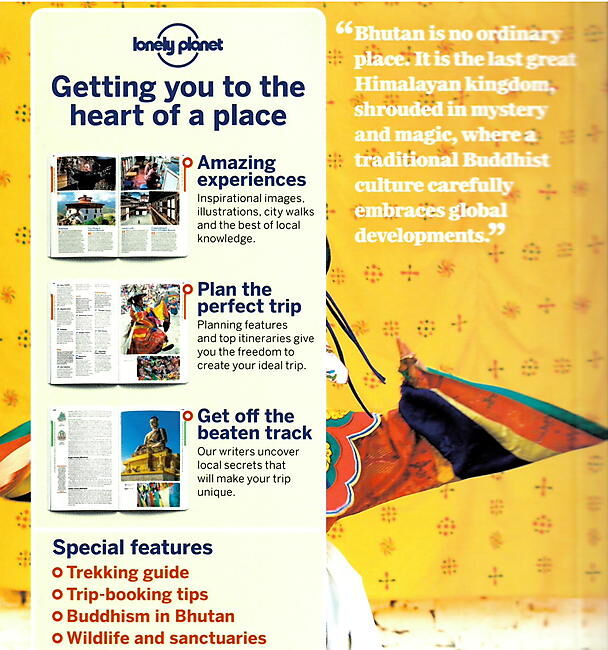 LONELY PLANET - BHUTAN LONELY PLANET EN ANGLAIS