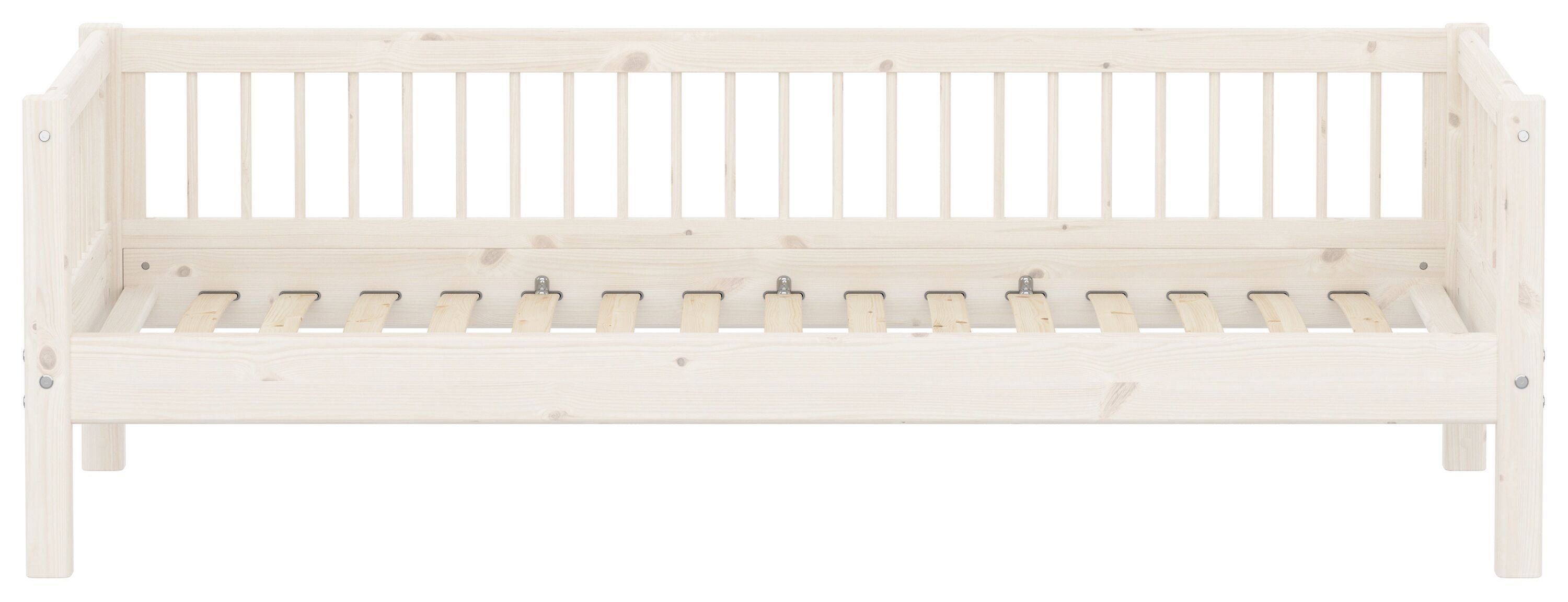 Flexa CLASSIC Tagbett - White Wash / B: 100.0 cm x T: 210.0 cm x H: 67.0 cm