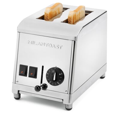 Zweischacht-Toaster Edelstahl CH