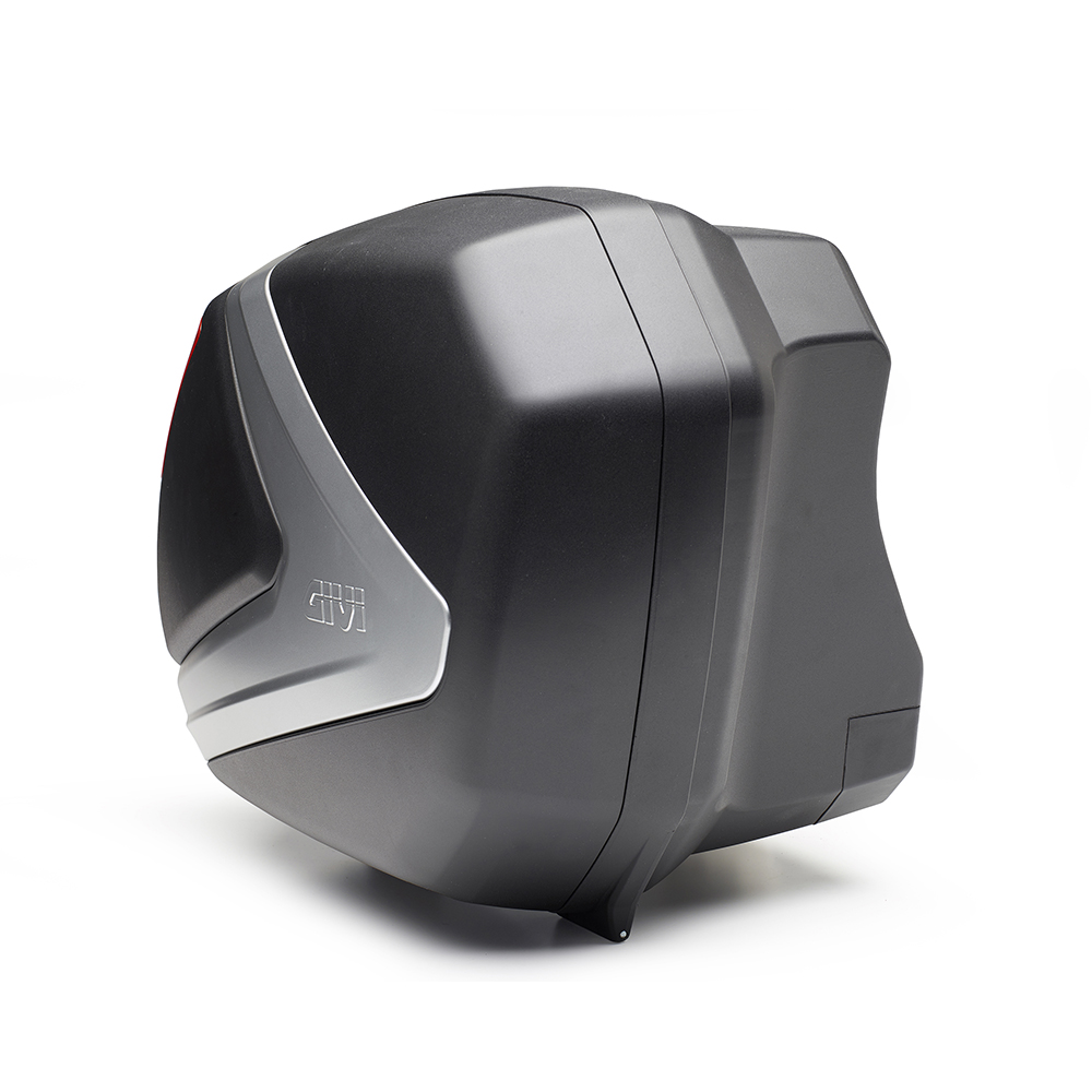 Givi - Paire de valises latérales V37 Noir / Argent / Rouge