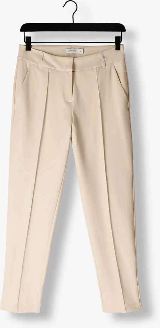 SUMMUM gebroken wit summum flared broek trousers punto milano