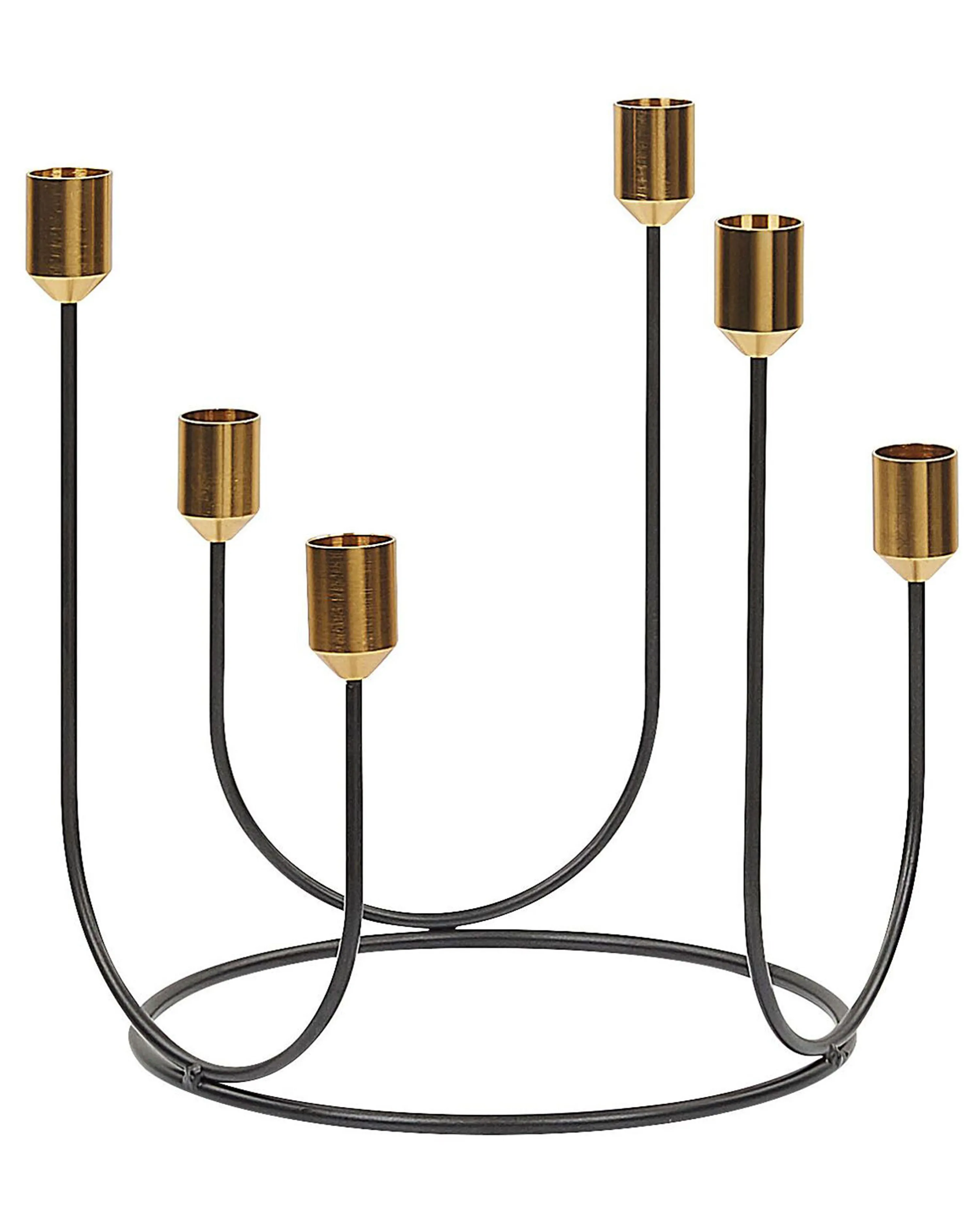 Kaarshouder PANAY Metaal 25 cm Zwart