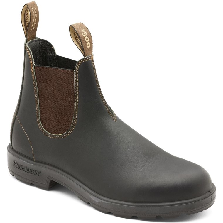 Blundstone 500 Originals Chelsea Boot Dark Brown