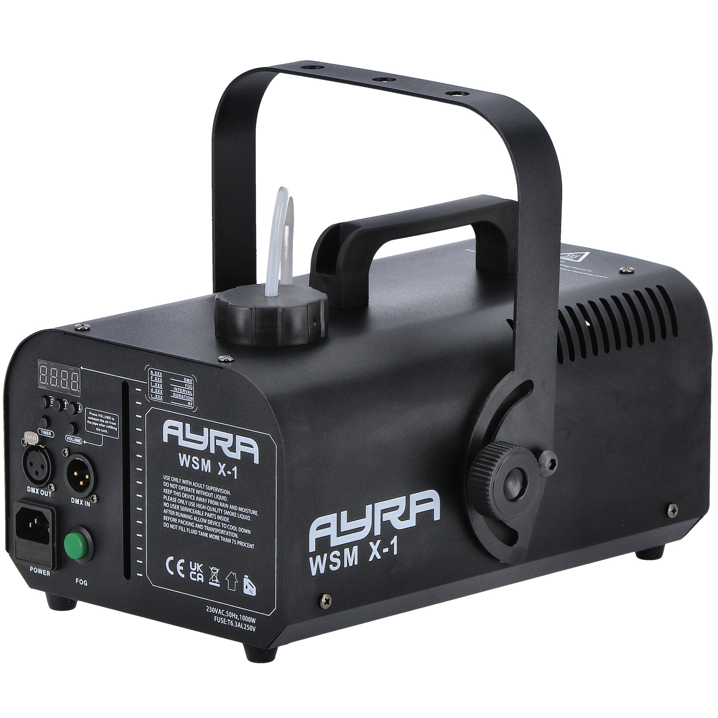 Ayra WSM X-1 rookmachine 900W DMX + remote