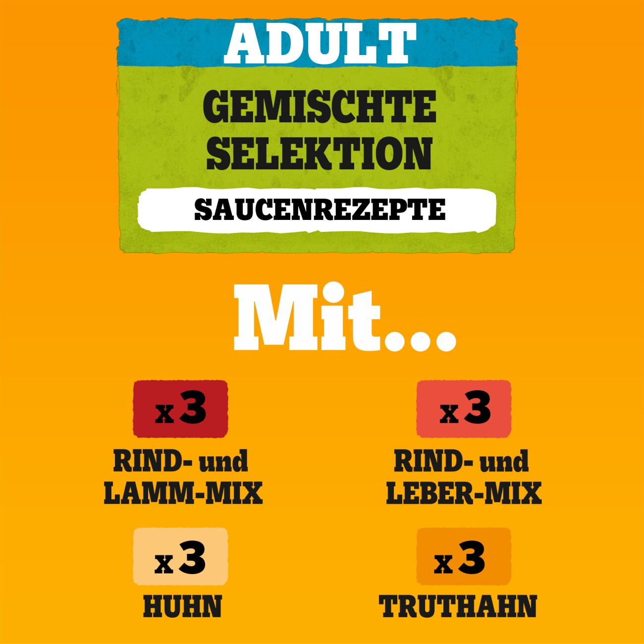 Pedigree Nassfutter Hund Adult, Multipack, Gemischte-Selektion mit Gemüse, in Sauce 12x100 g