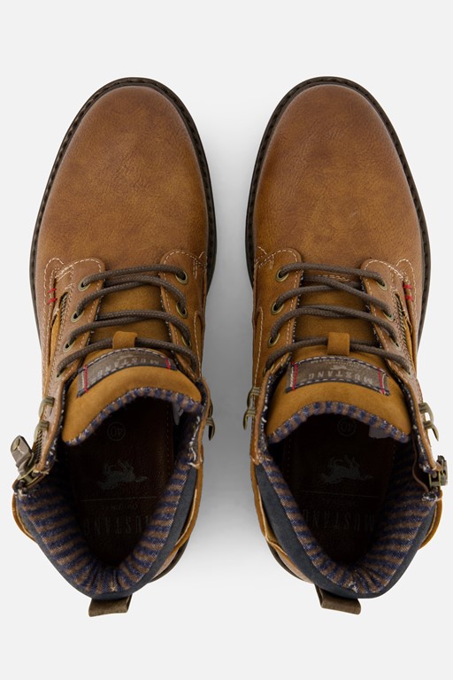 Mustang Veterboots cognac Synthetisch
