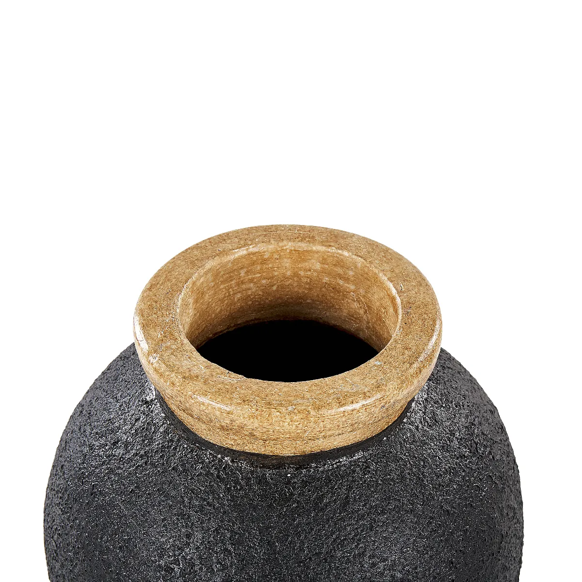 Beliani Vase DAULIS Céramique Noir