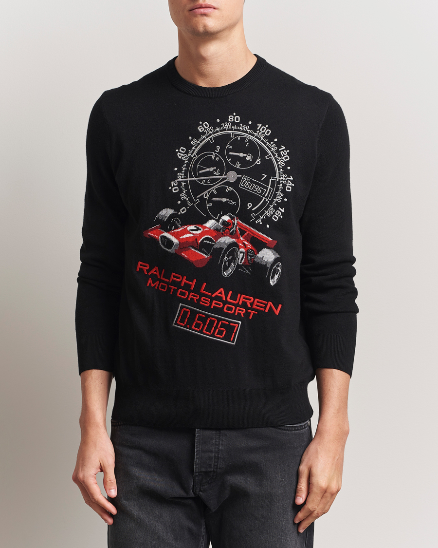 Polo Ralph Lauren RL Motorsport Knitted Sweater Black Combo
