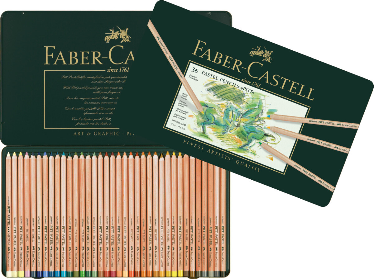 Faber-Castell Farveblyanter - Pitt Pastel - 36 Stk