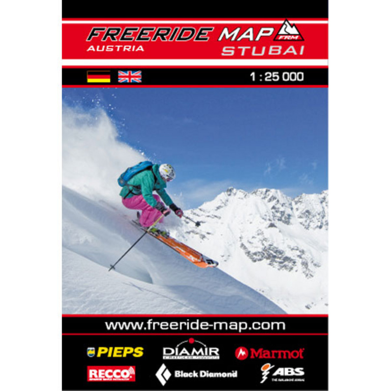 Freeride Map Stubai - Ski