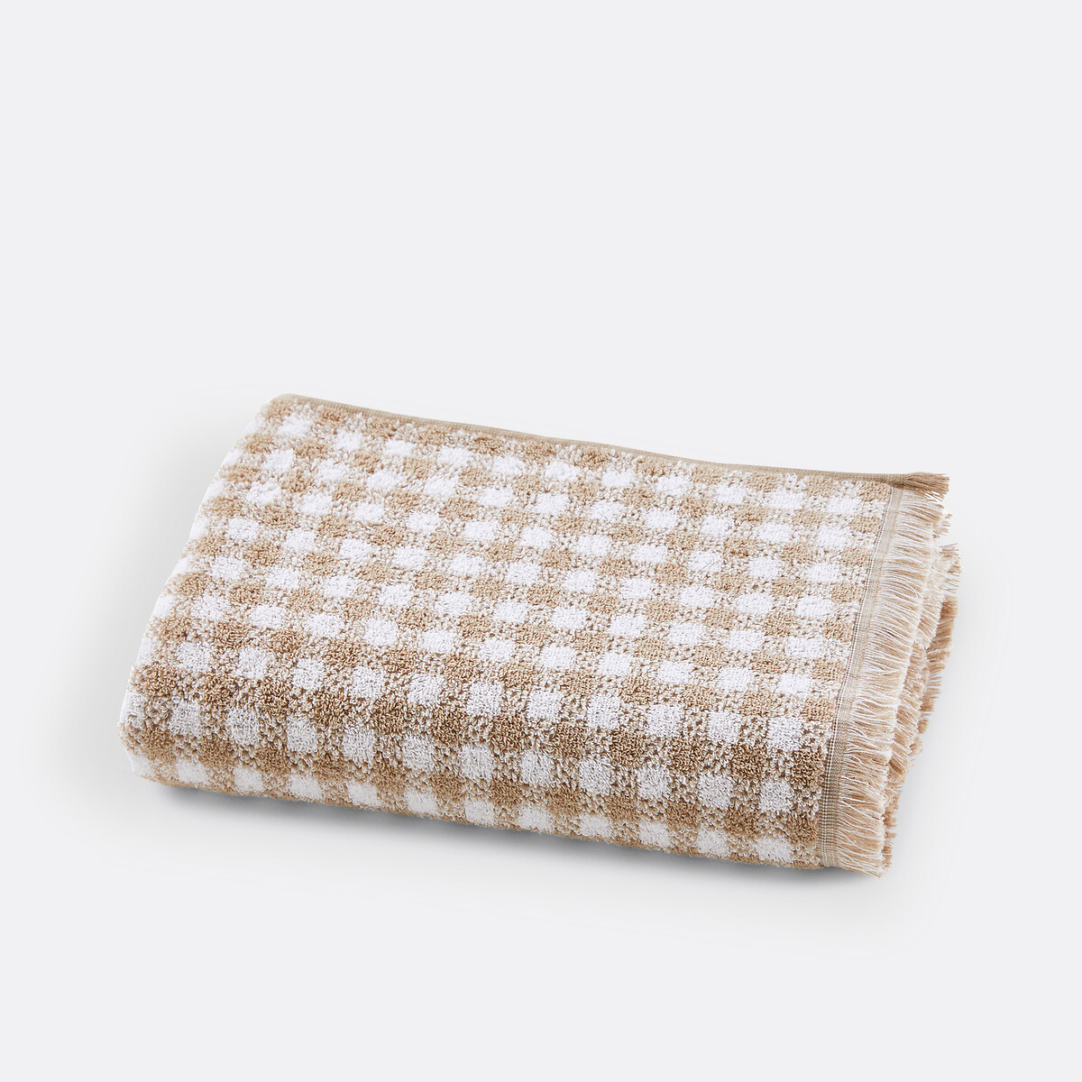 LA REDOUTE INTERIEURS<br>Toalha felpuda, vichy 500g, Dinan