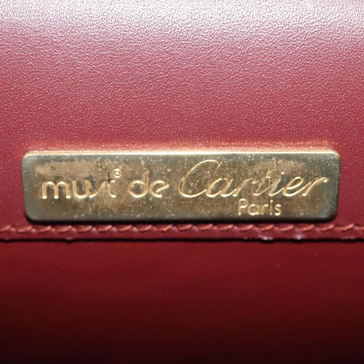 Cartier Vintage Cartier Briefcase Burgundy
