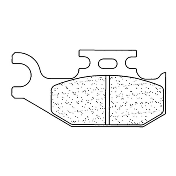Cl brakes - Plaquettes de frein Quad métal fritté - 1235ATV1