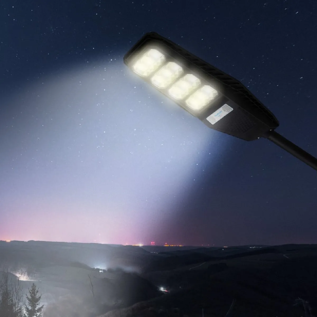 SUPERNOVA Lampadaire Solaire LED 200W