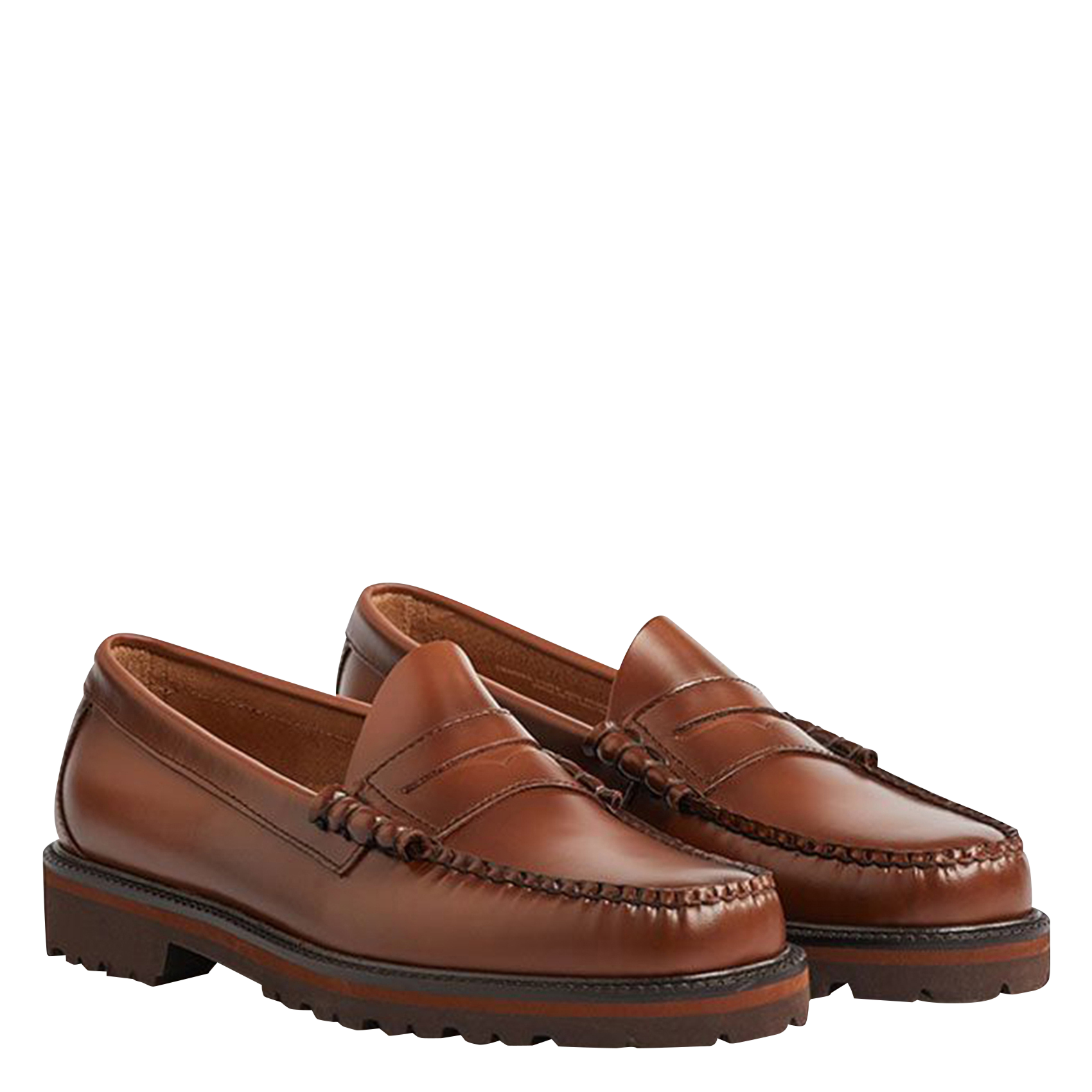 90S LARSON PENNY - Mocassins en cuir| Marron