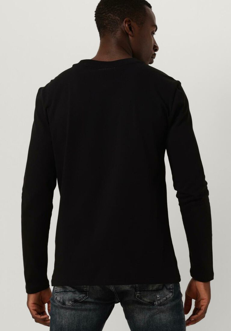 PUREWHITE zwarte purewhite  longsleeve with chest print