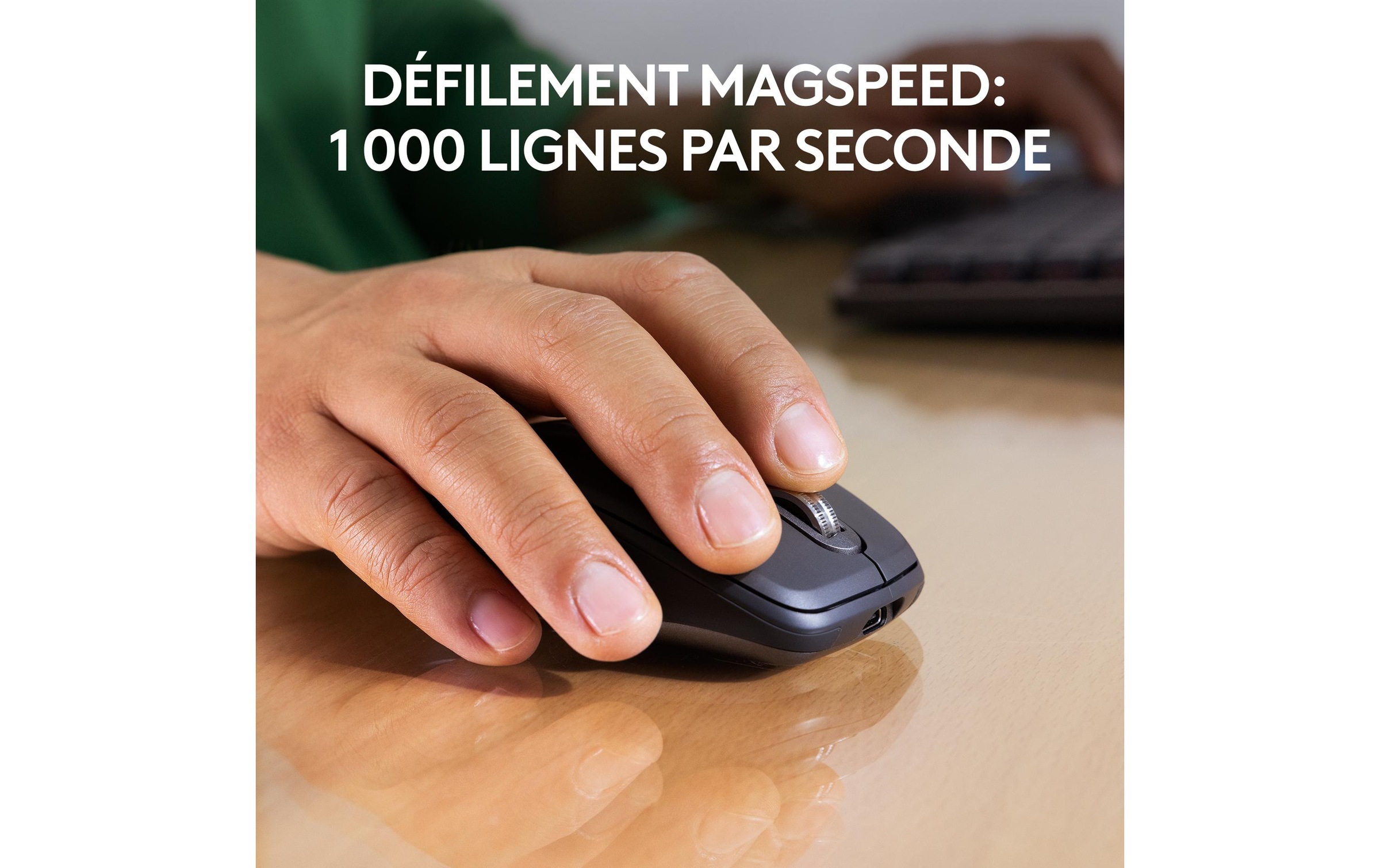 Logitech Maus »Maus MX Anywhere 3s for Business Graphite« kabellos