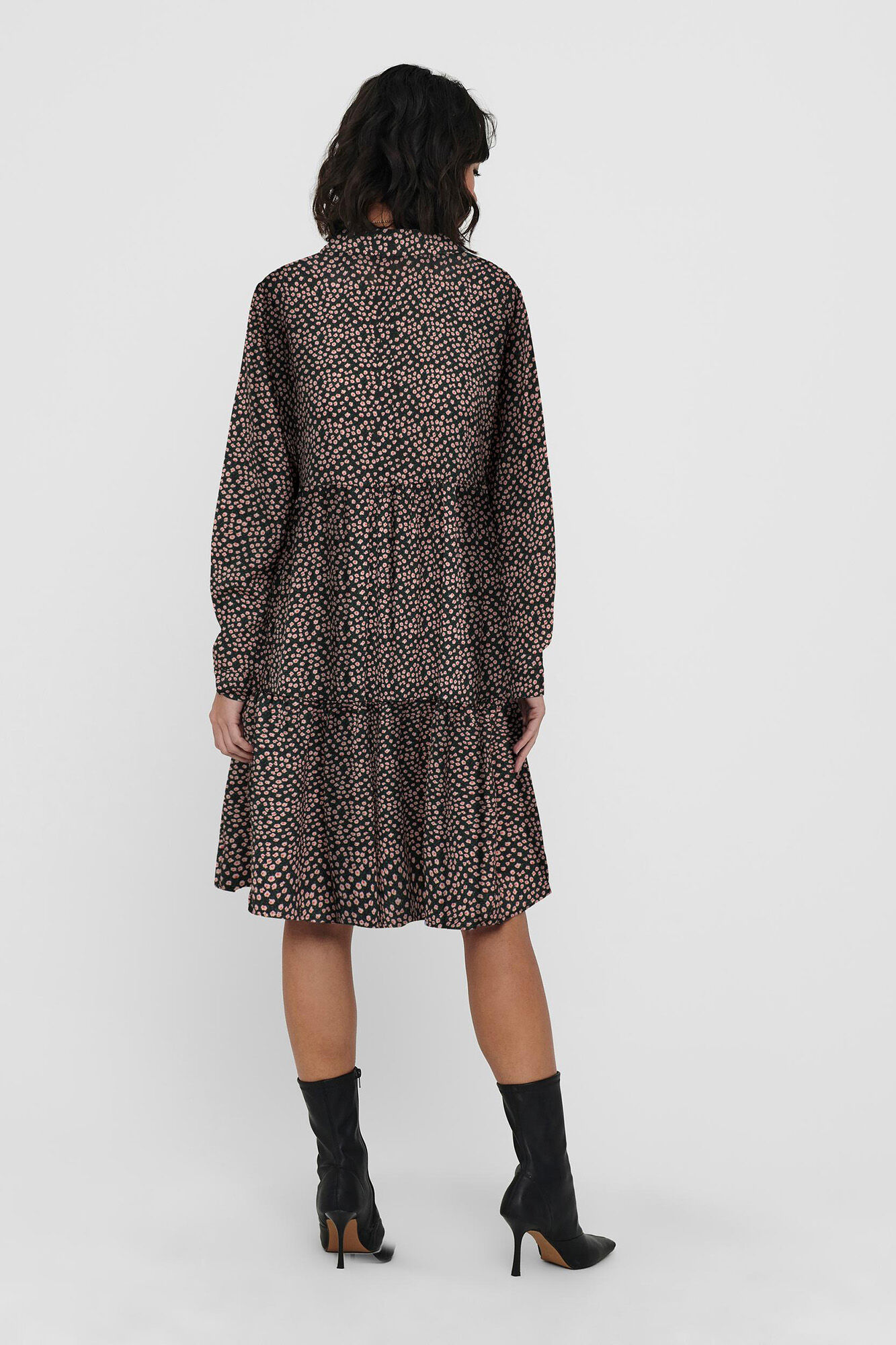 vestido camisa estampado