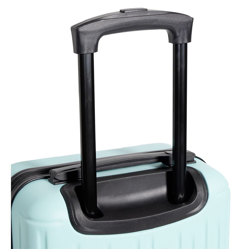 Valise cabine rigide trolley 4 roues amovibles 26L rose