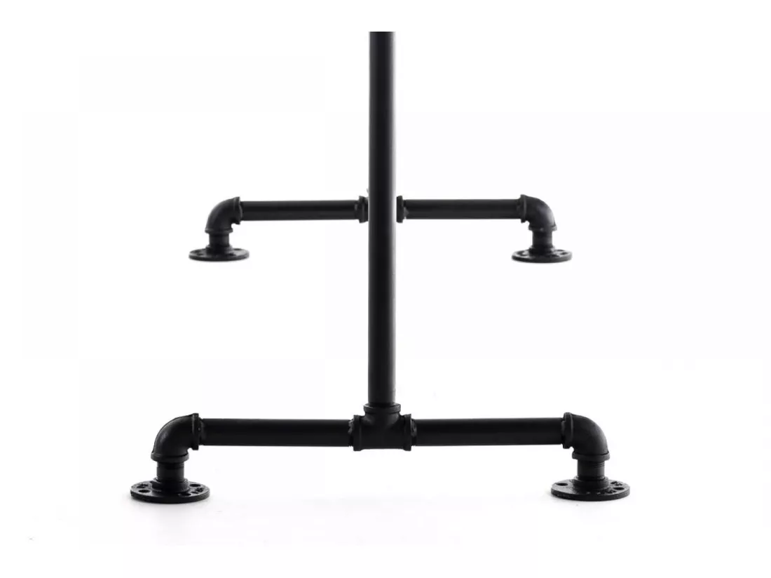 Portant à vêtement - Métal - 120 cm - Noir - Jersey
