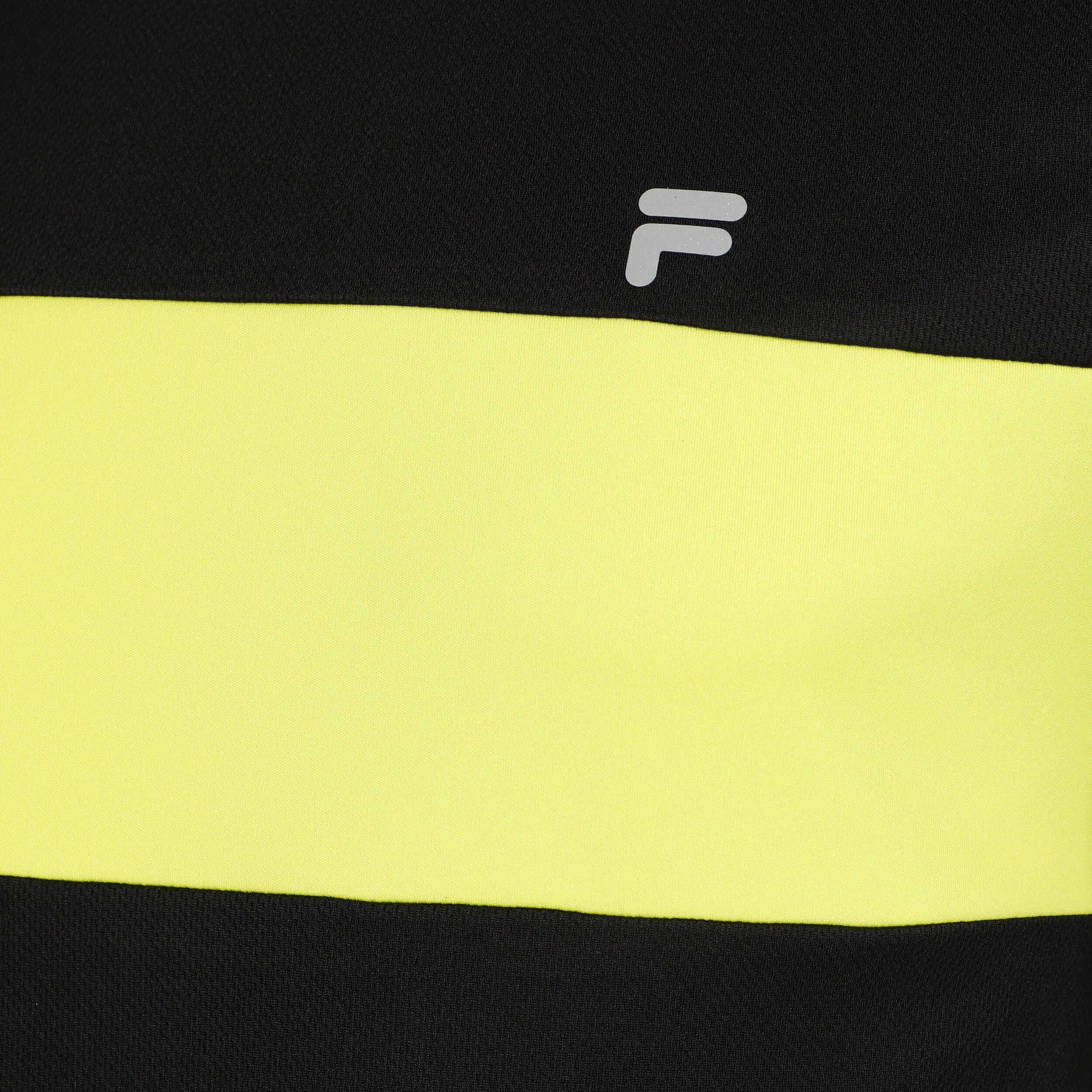 Fila Bosse T-shirt Hommes - Noir , Turquoise