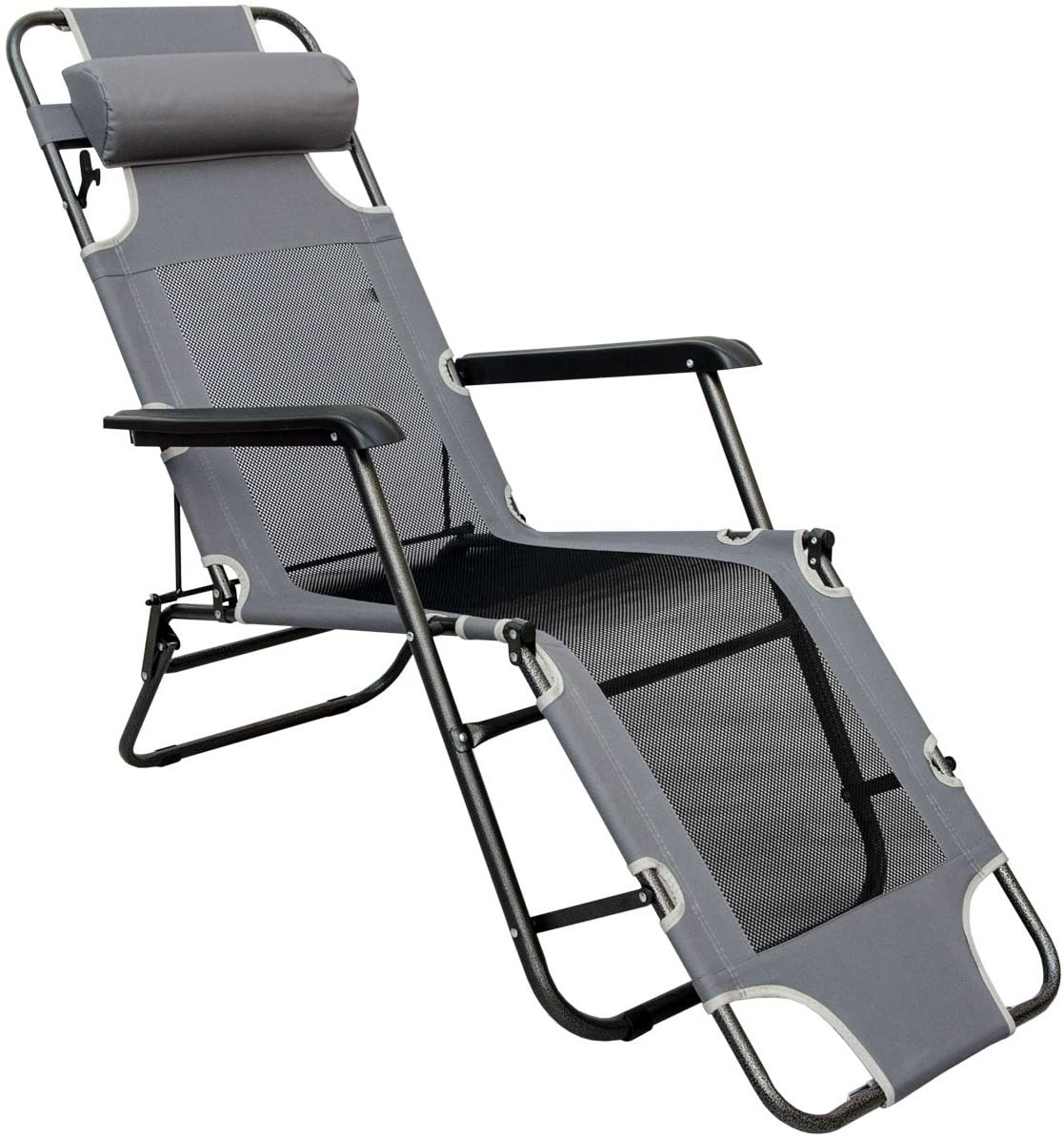 Liegestuhl 178cm Campingliege Sonnenliege Gartenliege Liege Strandliege Stuhl