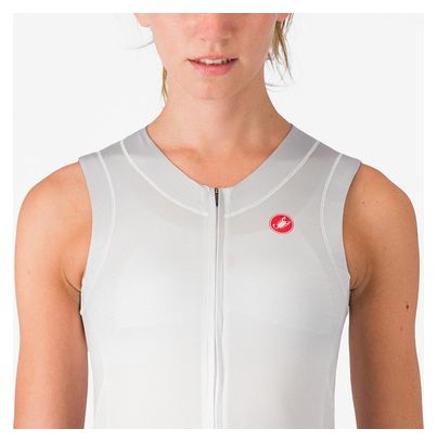 Combinaison Trifonction Castelli Free Sanremo 3 Topspeed 3 Femme SM Blanc Noir