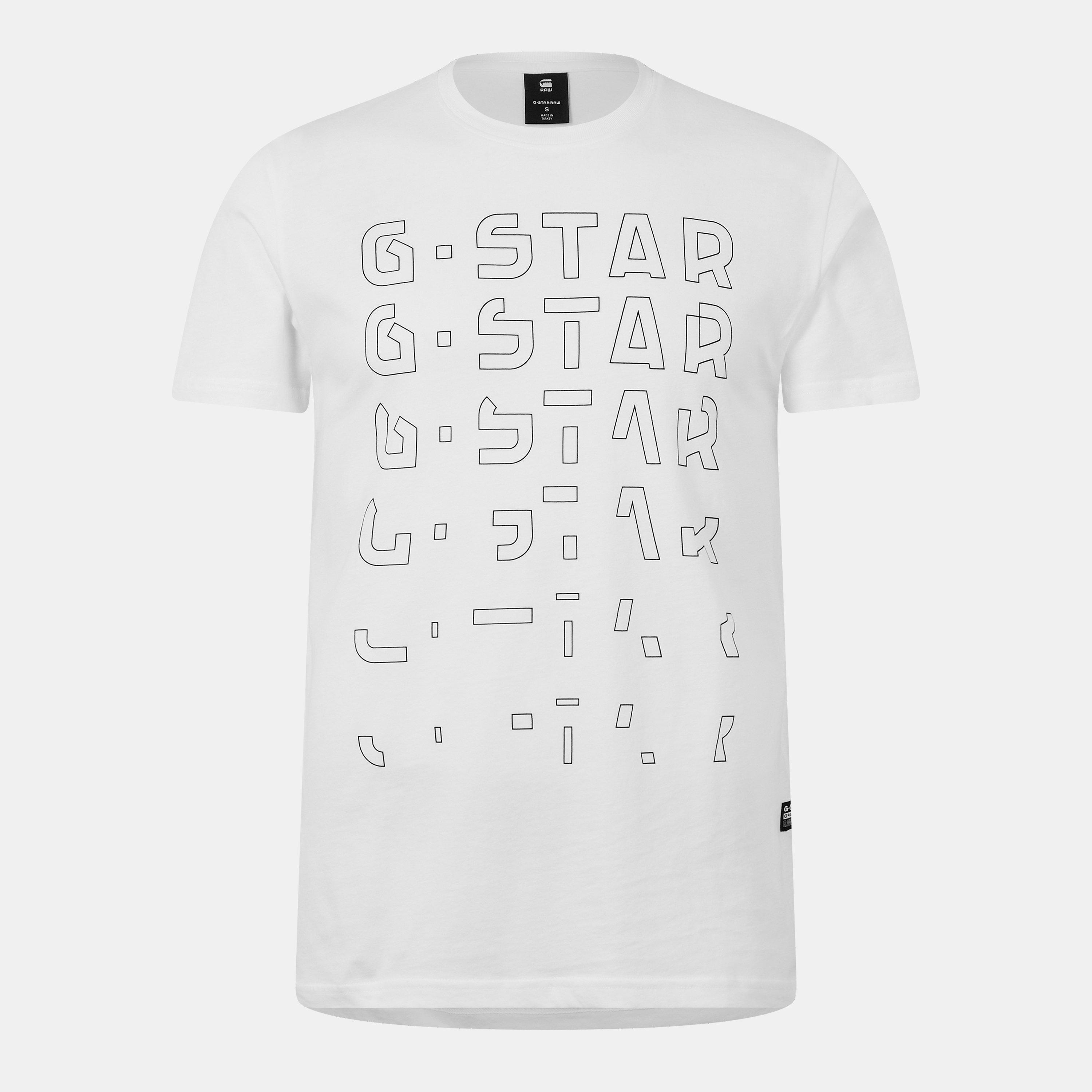 G Star Gradient Graphic T Shirt