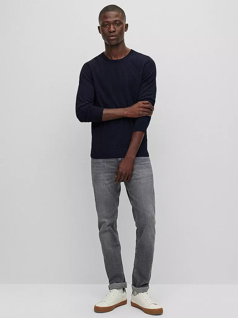 BOSS Pullover Slim Fit LENO-P dunkelblau