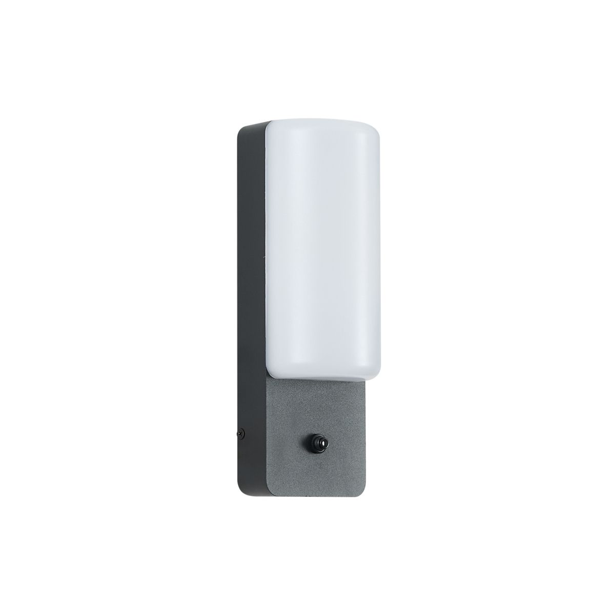 Buiten wandlamp zwart met schemersensor incl. LED - Shift