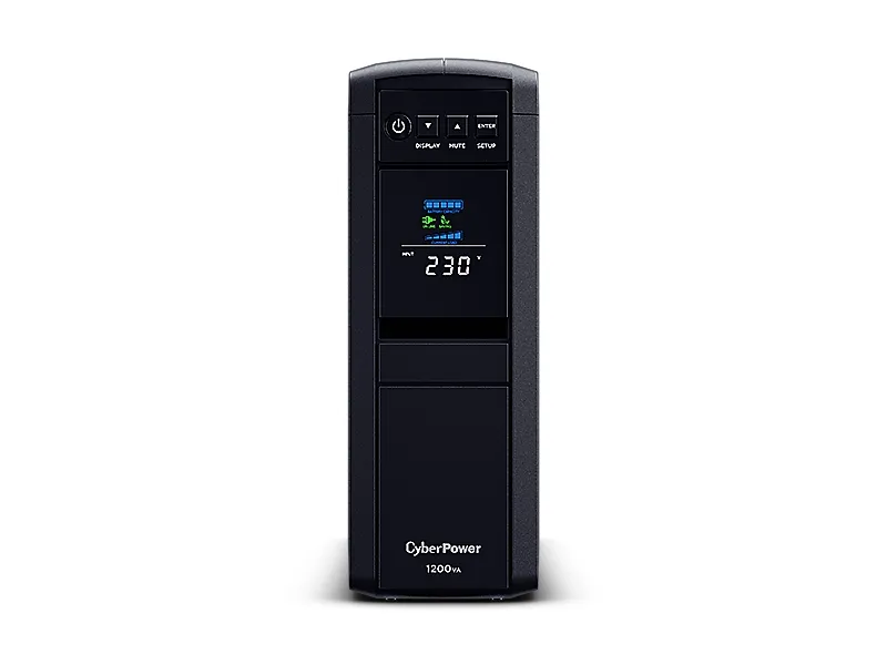 CyberPower - UPS - AC 220/230/240 V - 720 Watt - 1200 VA - 1 x batteri - Blysyre - RS-232, USB - output-stikforbindelser: 6