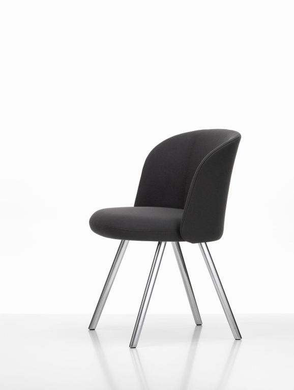 Vitra Mikado Side Chair stoel eiken onderstel Ivory