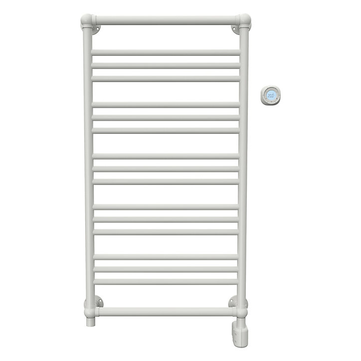 Sèche-serviettes électrique à inertie fluide GoodHome Hyana blanc 500W