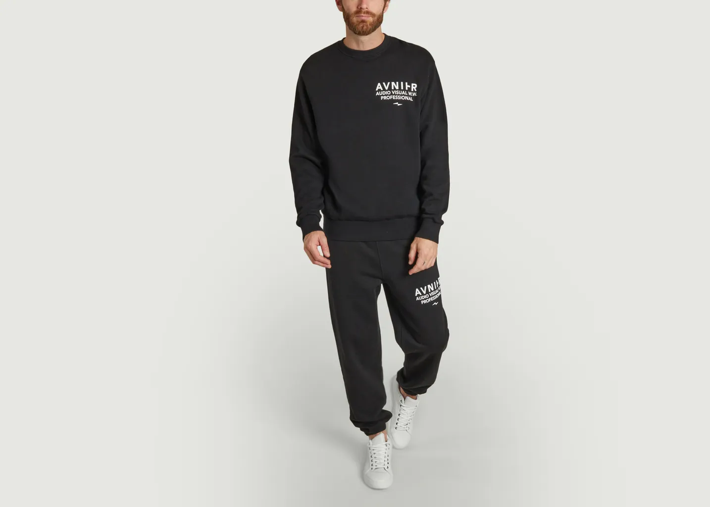 Crewneck Encore Black V3 AVNIER