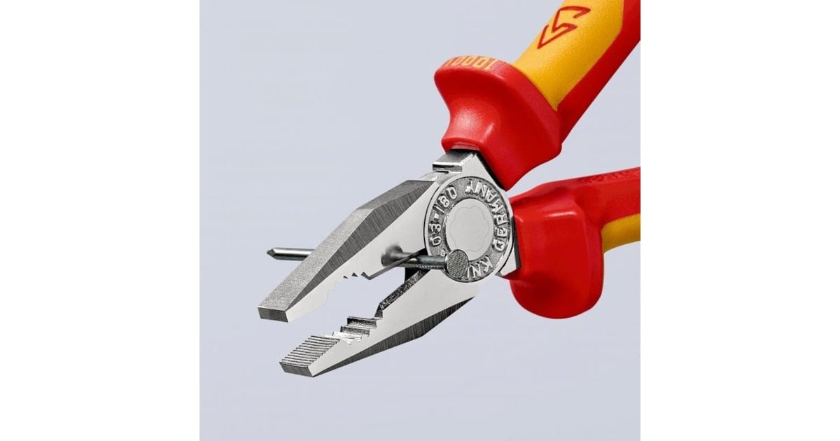 KNIPEXKombitang 03 06 160 combinatietang  (Rood/geel, 160 mm)