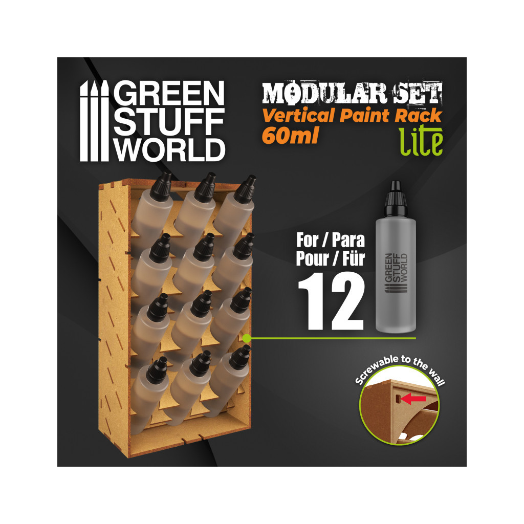 Présentoir Modulaire Vertical pour Peintures (60ml)