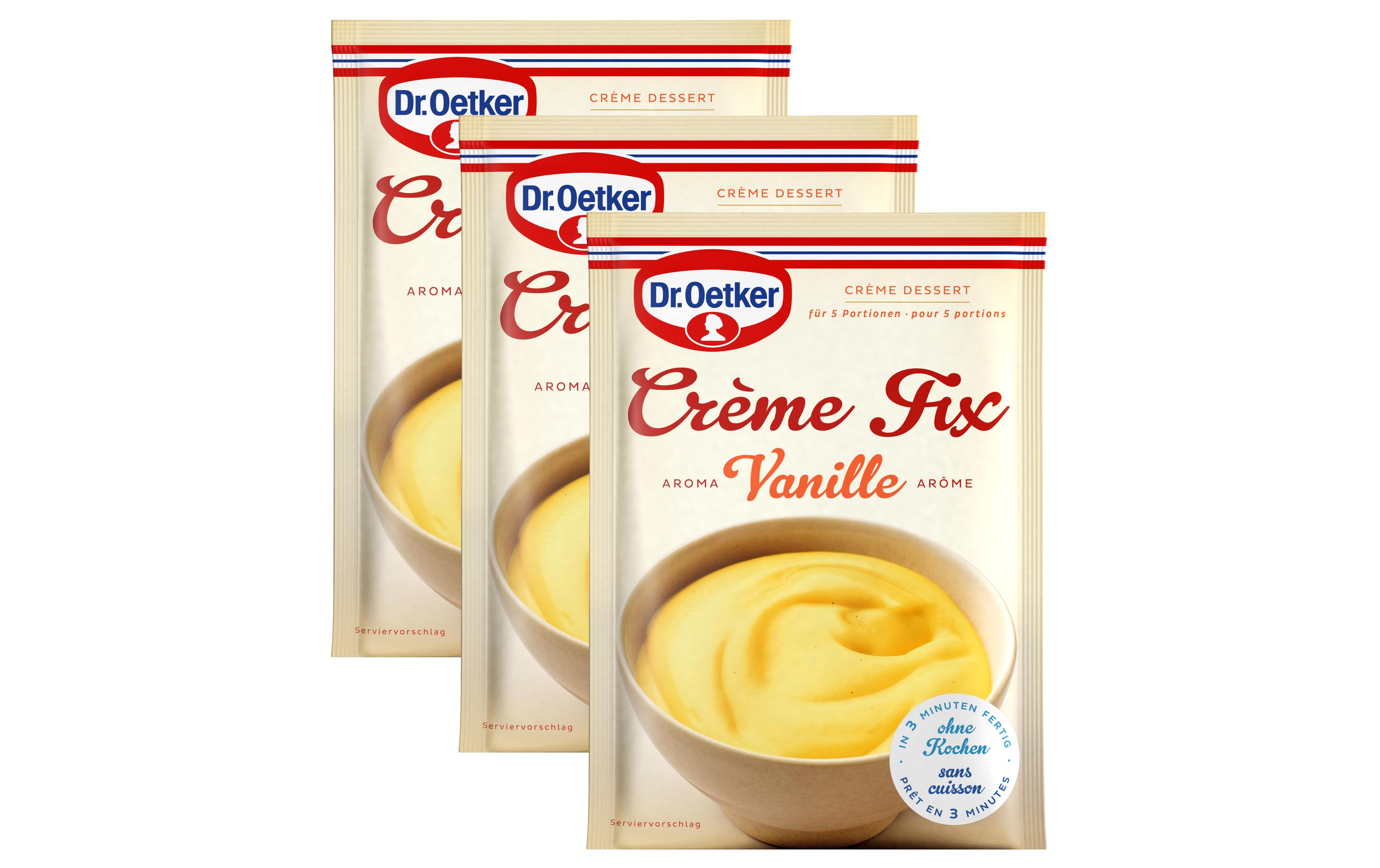 Crème-Fix Vanille 3 x 108 gUnverwechselbare Vanille Creme