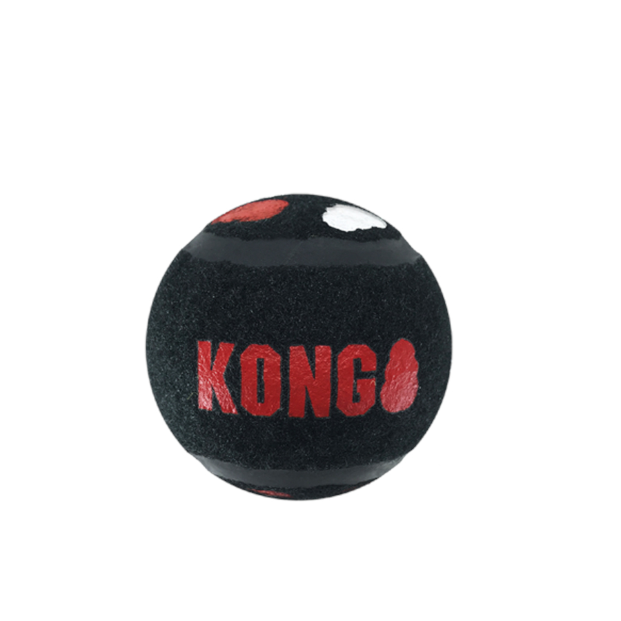 Conjunto de 2 bolas de tênis Kong Signature Sport para cães