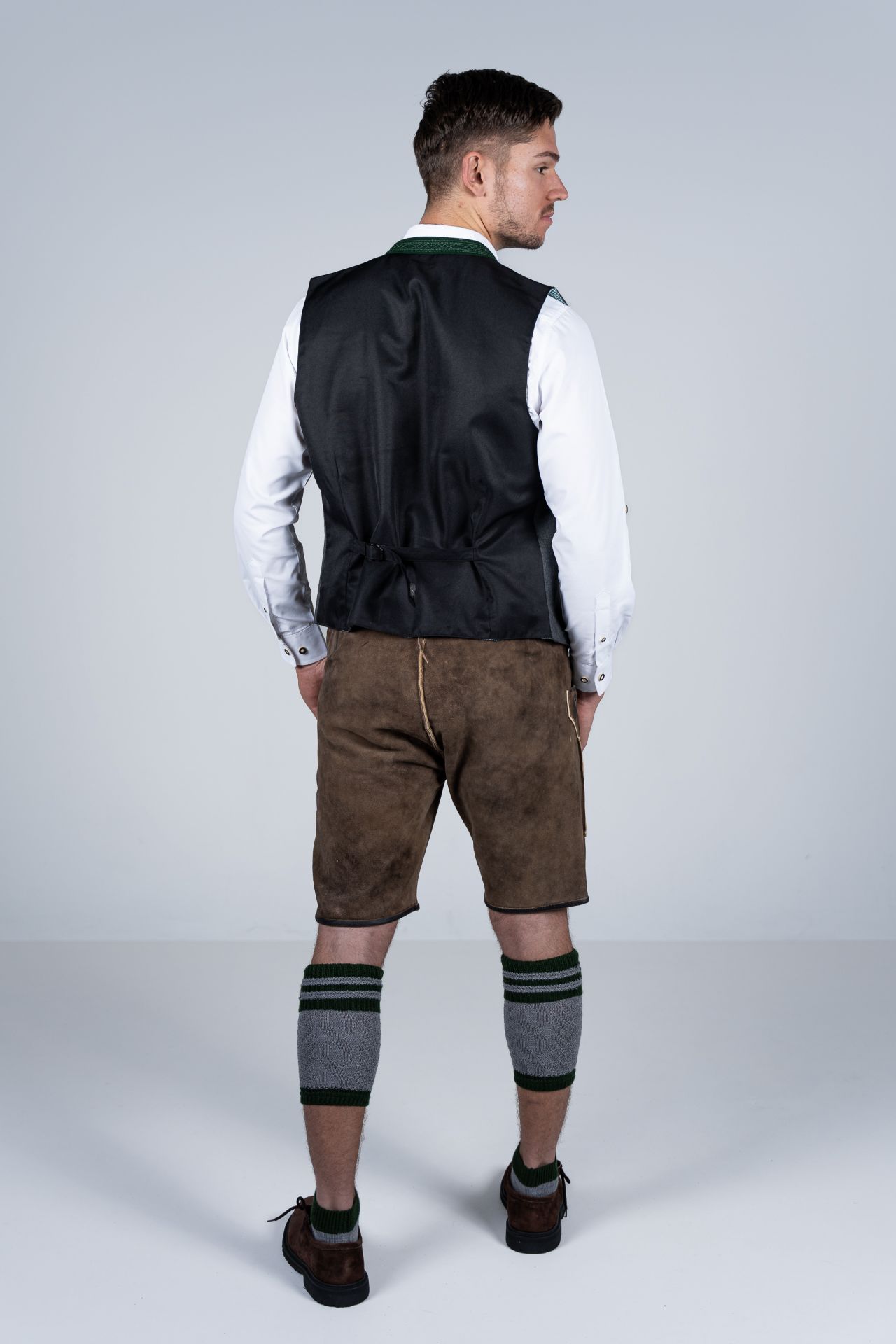 Kurze Wildbock Lederhose Fabian